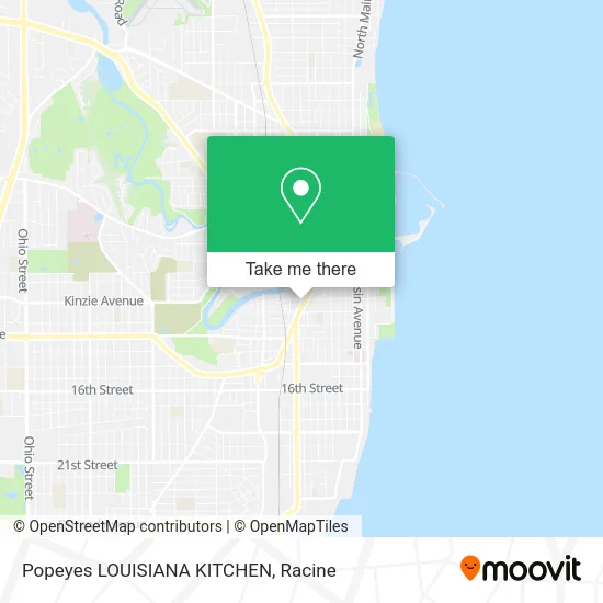Popeyes LOUISIANA KITCHEN map