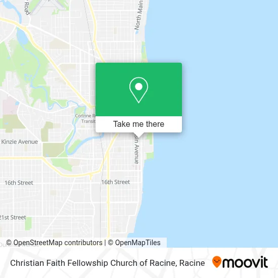 Christian Faith Fellowship Church of Racine map
