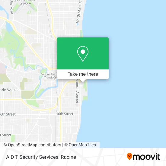 A D T Security Services map
