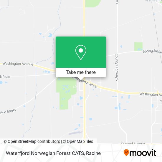 Waterfjord Norwegian Forest CATS map