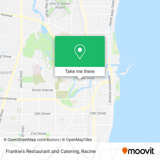 Mapa de Frankie's Restaurant and Catering
