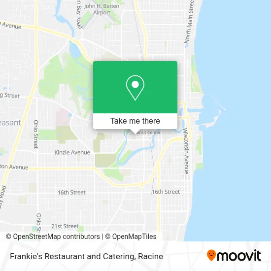 Frankie's Restaurant and Catering map