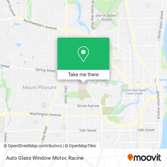 Auto Glass Window Motor map