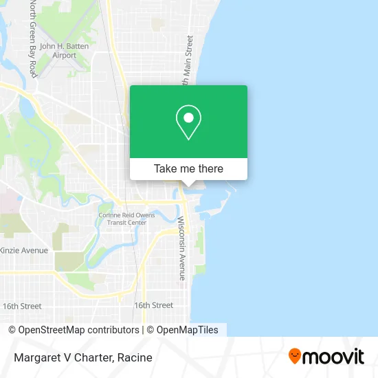 Margaret V Charter map