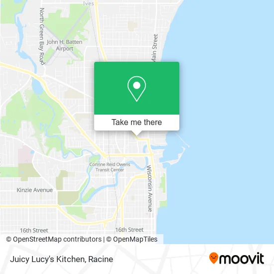 Mapa de Juicy Lucy's Kitchen