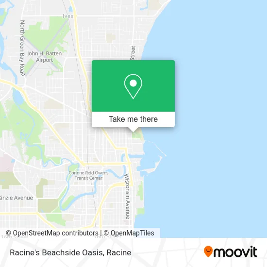 Racine's Beachside Oasis map
