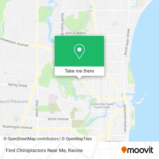 Find Chiropractors Near Me map