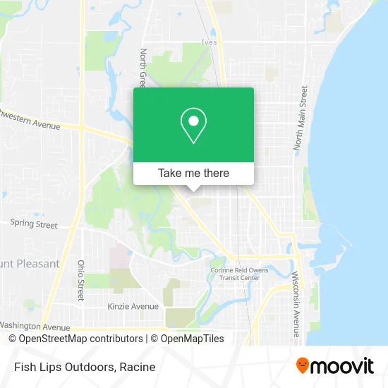 Fish Lips Outdoors map