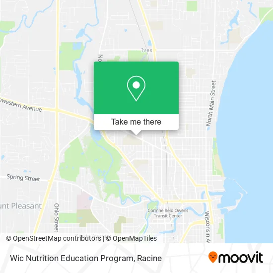 Wic Nutrition Education Program map