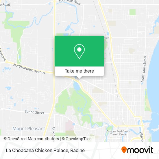 Mapa de La Choacana Chicken Palace