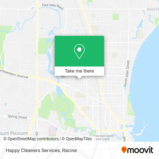 Happy Cleaners Services map