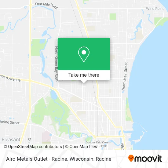 Alro Metals Outlet - Racine, Wisconsin map