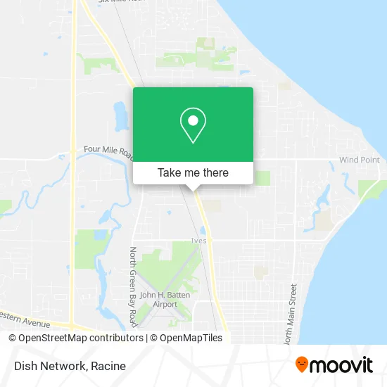 Mapa de Dish Network