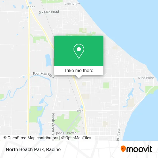 North Beach Park map