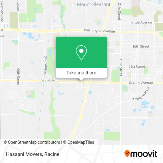 Hassani Movers map
