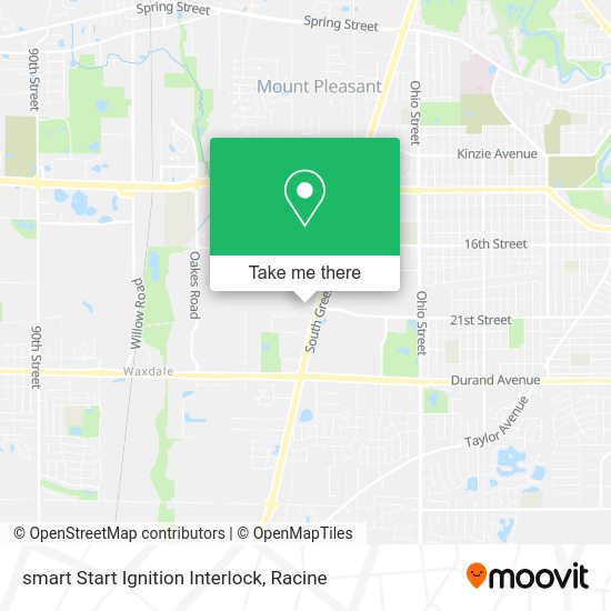smart Start Ignition Interlock map