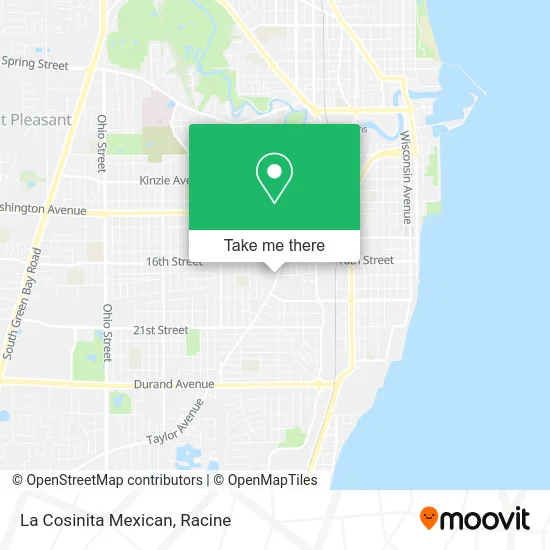 La Cosinita Mexican map