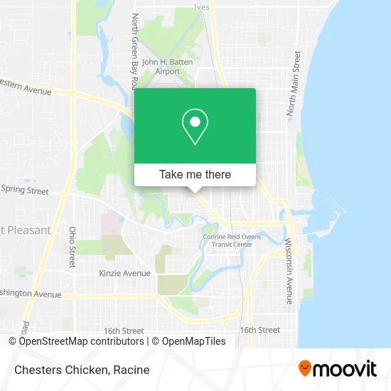 Chesters Chicken map