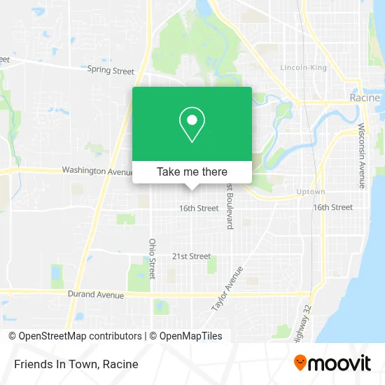 Friends In Town map