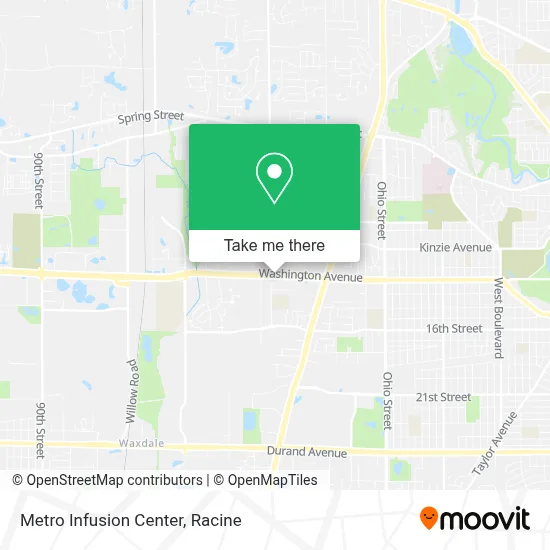 Metro Infusion Center map