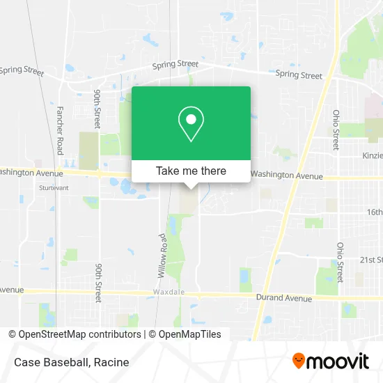 Case Baseball map