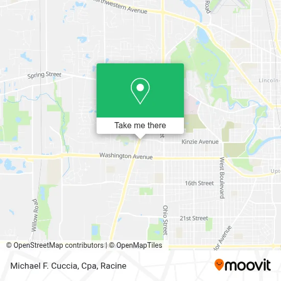 Michael F. Cuccia, Cpa map