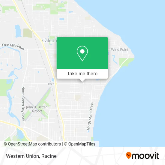 Western Union map