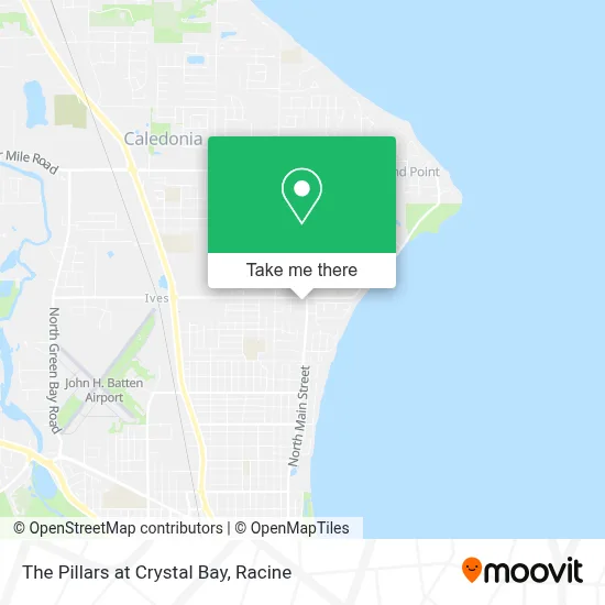 The Pillars at Crystal Bay map