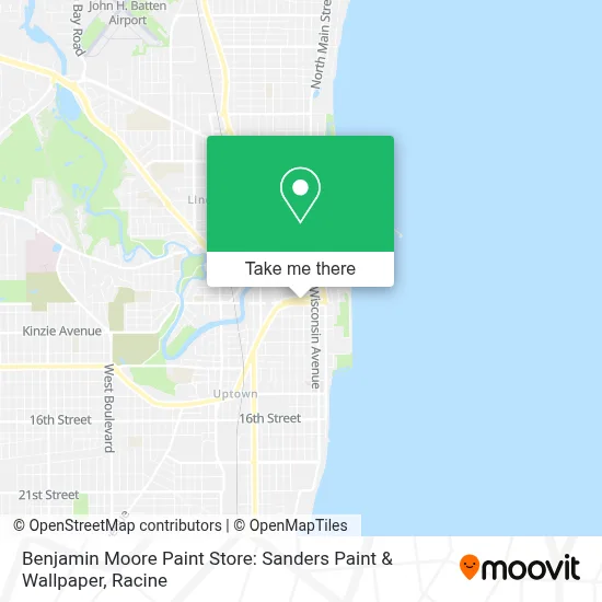 Benjamin Moore Paint Store: Sanders Paint & Wallpaper map