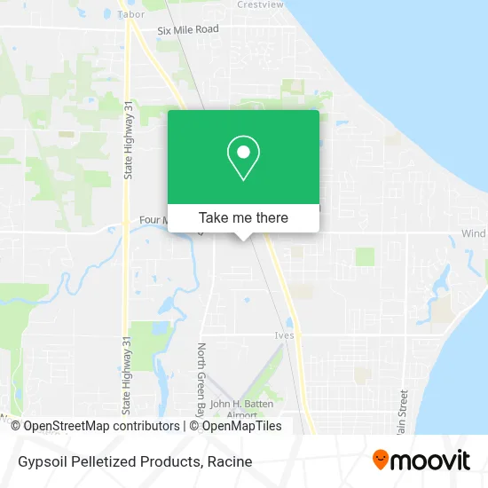 Gypsoil Pelletized Products map