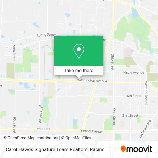 Carol Hawes Signature Team Realtors map