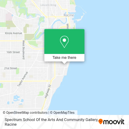 Spectrum School Of the Arts And Community Gallery map