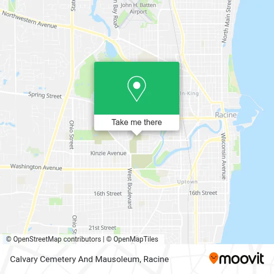 Calvary Cemetery And Mausoleum map
