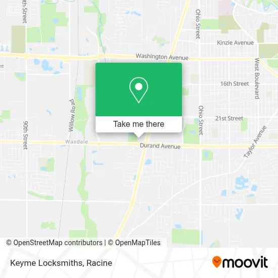 Keyme Locksmiths map