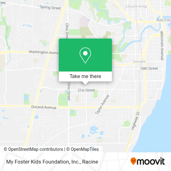 My Foster Kids Foundation, Inc. map