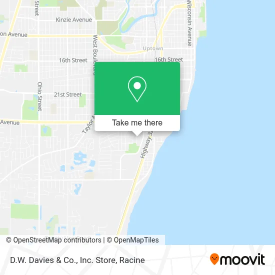 D.W. Davies & Co., Inc. Store map