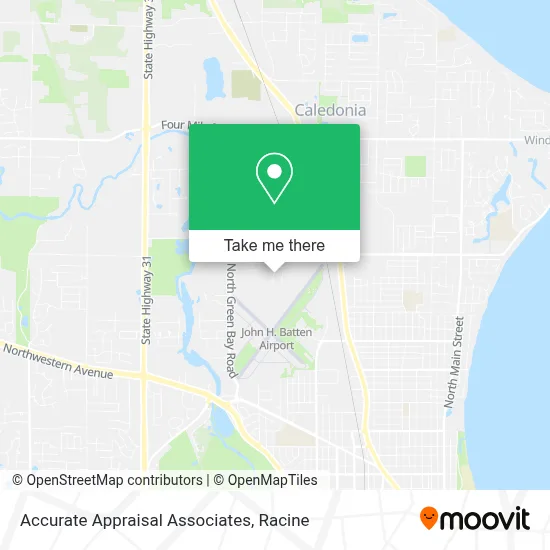 Accurate Appraisal Associates map
