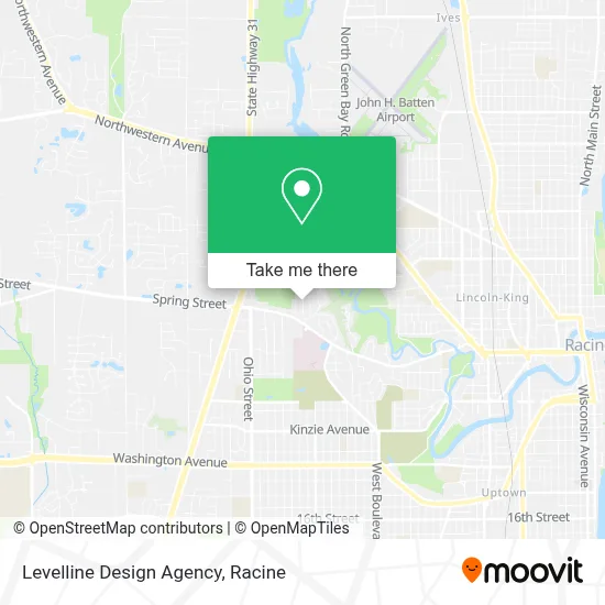 Levelline Design Agency map