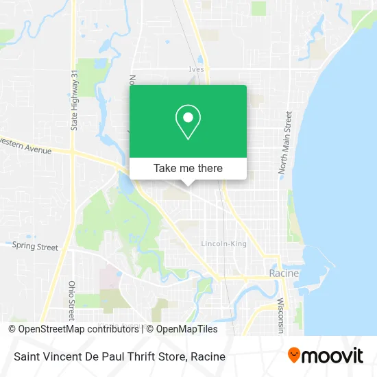 Saint Vincent De Paul Thrift Store map