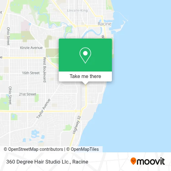 360 Degree Hair Studio Llc. map