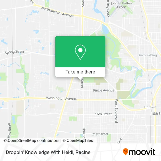 Droppin' Knowledge With Heidi map