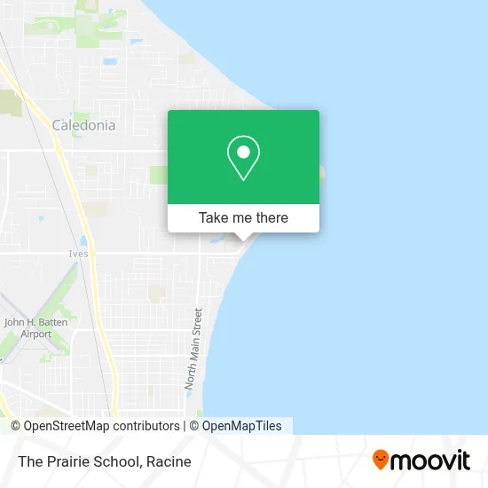 The Prairie School map