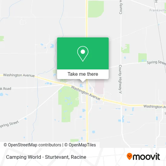 Camping World - Sturtevant map