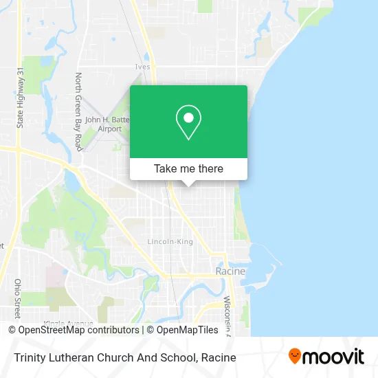 Trinity Lutheran Church And School map