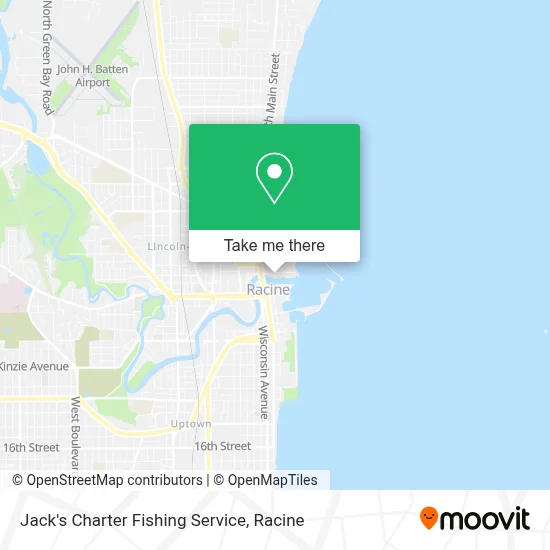 Jack's Charter Fishing Service map