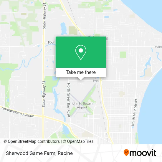 Sherwood Game Farm map