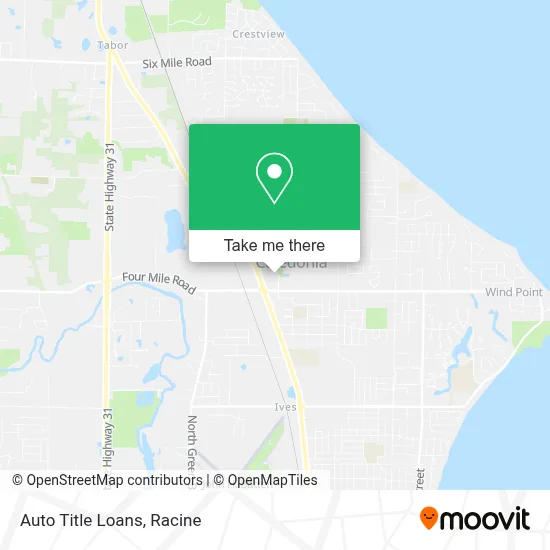 Auto Title Loans map