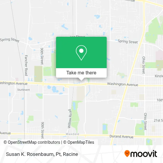 Susan K. Rosenbaum, Pt map