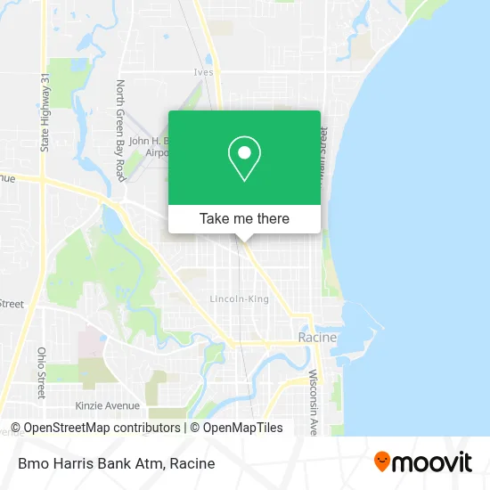Bmo Harris Bank Atm map