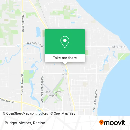 Budget Motors map